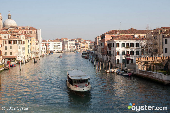 The Canal Grande is Venice's main thoroughfare