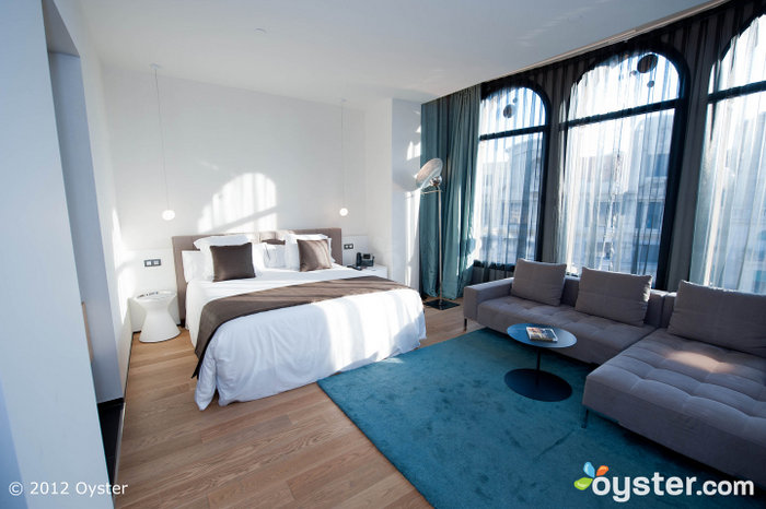 Junior Suite at the Ohla Hotel; Barcelona, Spain