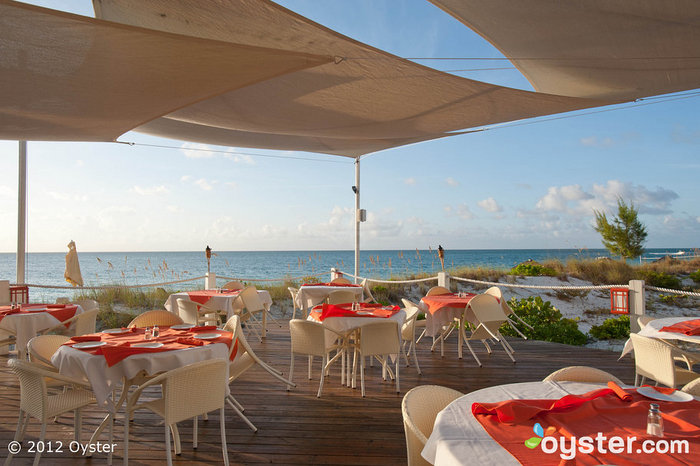 Mango Reef Restaurat no Alexandra Resort & Spa, Ilhas Turcas e Caicos