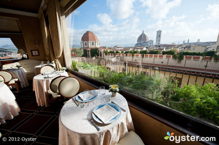 Terrazza Brunelleschi Restaurant at the Grand Hotel Baglioni, Florence