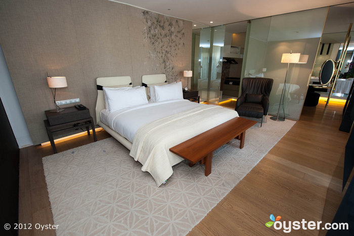 Spacious, contemporary rooms were decorated by a local Spanish designer.