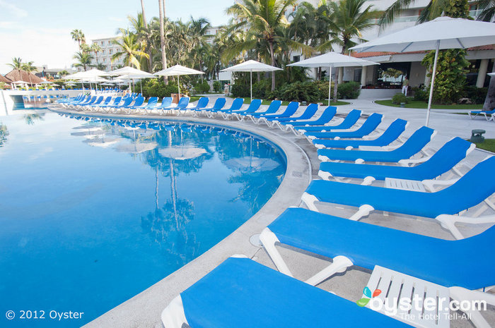 During high-season, these loungers are filled with singles sunning.