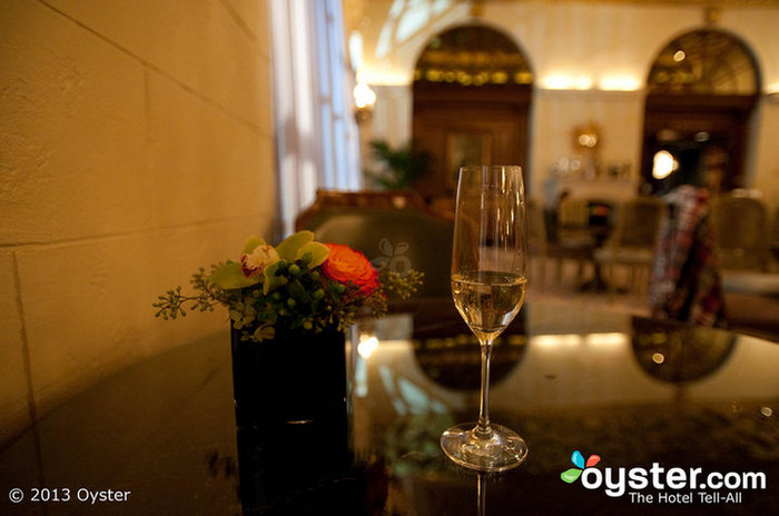 The Champagne Sabering Ritual takes place nightly at the St. Regis Washington DC.