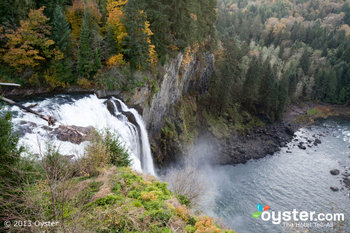 The Snoqualmie Falls are a gorgeous backdrop for kicking off or rekindling a relationship.