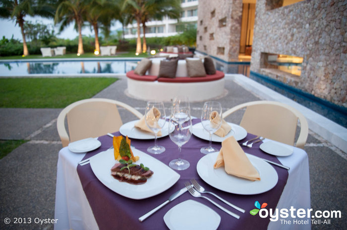 Much of the delicious dining is served al fresco.