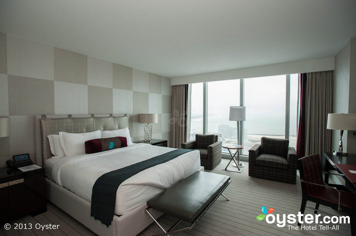 All rooms feature ocean views.