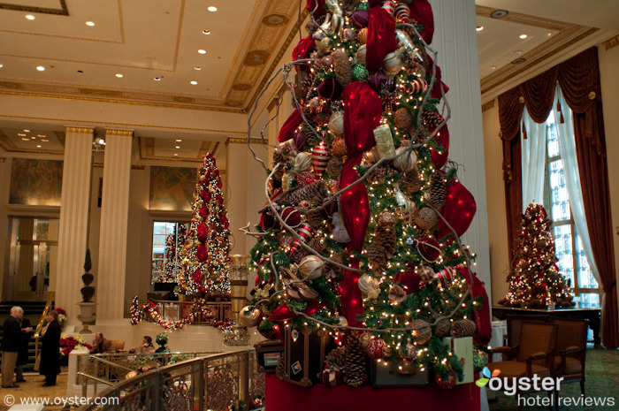 Décorations de Noël au Waldorf Astoria