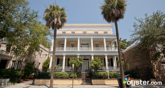 The exterior of the Jasmine House Inn; Charleston, SC