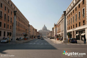 Vatican City, a separate city-state within Rome, is the official seat of the Catholic Church.