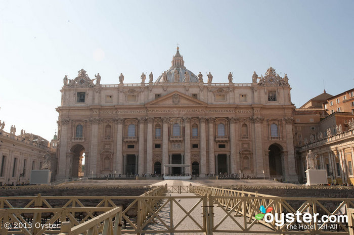 St. Peter's Basilica is one of four papal -- or major -- basilicas in Rome.