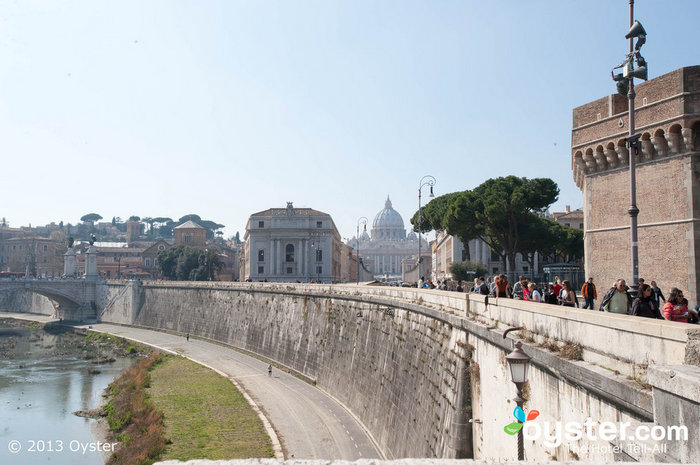 The passetto, a once-secret tunnel linking the Castel with St. Peter's, was used as an escape route by Pope Clement VII when the basilica came under attack.