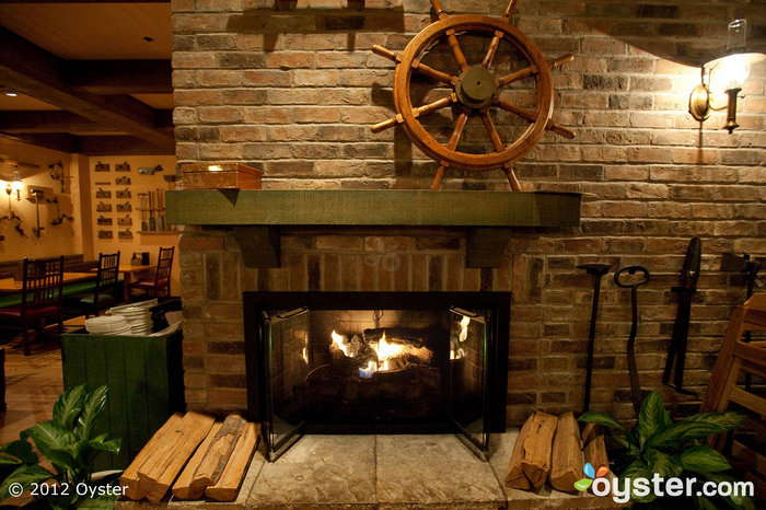 The hotel's restaurants feature fireplaces and tasty cuisine.