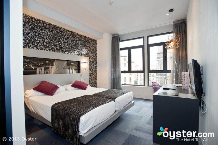 The hotel offers contemporary rooms with solid amenities and big, stylish bathrooms.