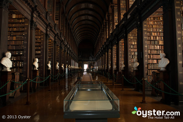 The Long Room is one of the most stunning features at the Trinity College.