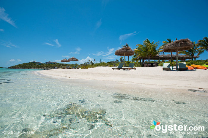 Le magnifique Fowl Cay Resort ressemble plus à une maison privée qu'à un hôtel.