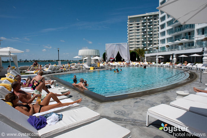 Viele der schicken Partyhotels in South Beach sind bereits für das Super Bowl Wochenende ausverkauft, aber der Mondrian hat noch Platz.