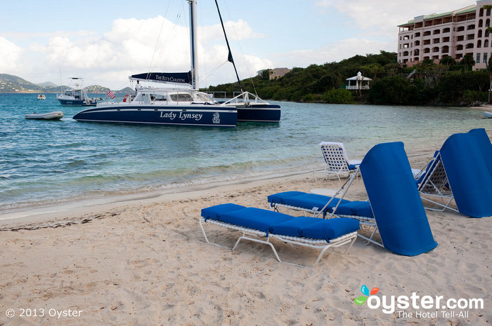 The luxe Lady Lynsey can be your office-away-from-the-office at the Ritz St. Thomas