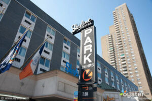 From the outside, the Skyline Hotel in New York resembles a roadside motel...