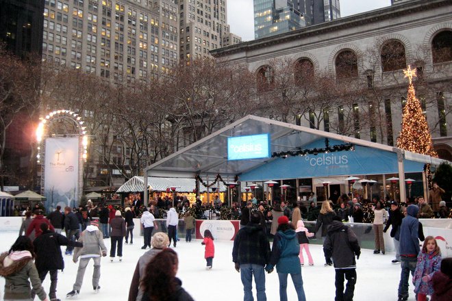 Tiendas de vacaciones Bryant Park; Crédito de la foto: Wally Gobetz