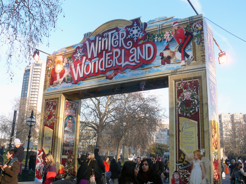 País das maravilhas do inverno em Hyde Park; Crédito da foto: Mike Fleming