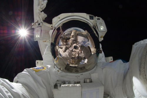 Space travel selfie; Photo courtesy of John Gushue
