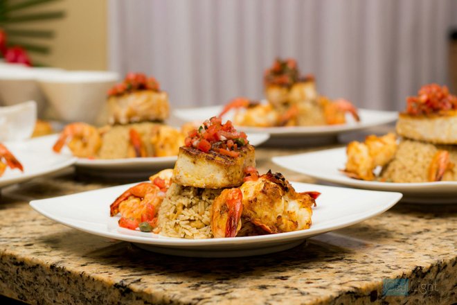 Guisantes y arroz con pescado y camarones de Crackpot Kitchen (Fotografía: Facebook / Crackpot Kitchen )