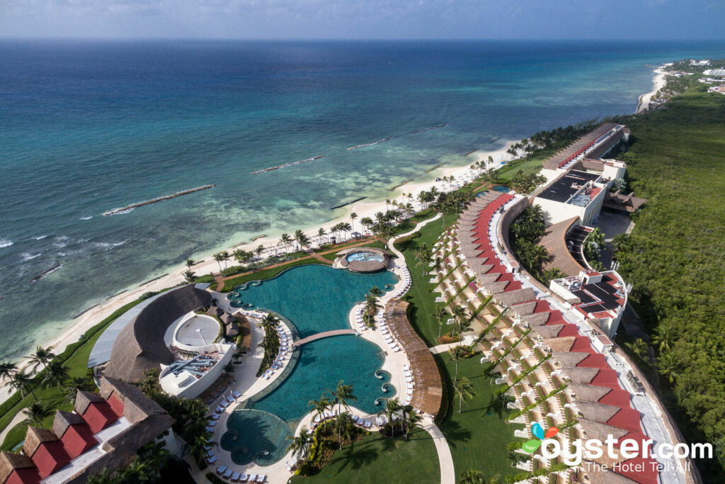 Aerial View of the Grand Velas Riviera Maya/Oyster