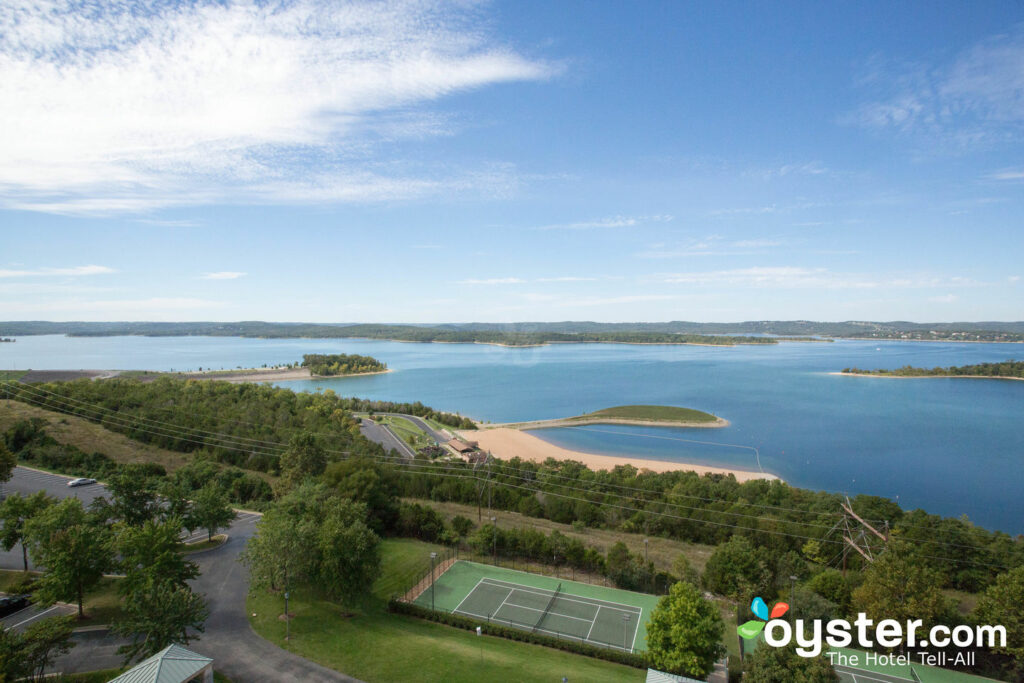 View from the Ambassador Suite at the Chateau on the Lake Resort