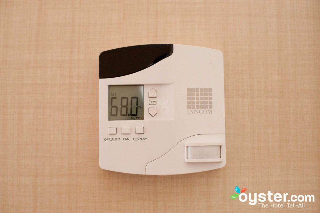 Thermostat im Mandarin Oriental New York .