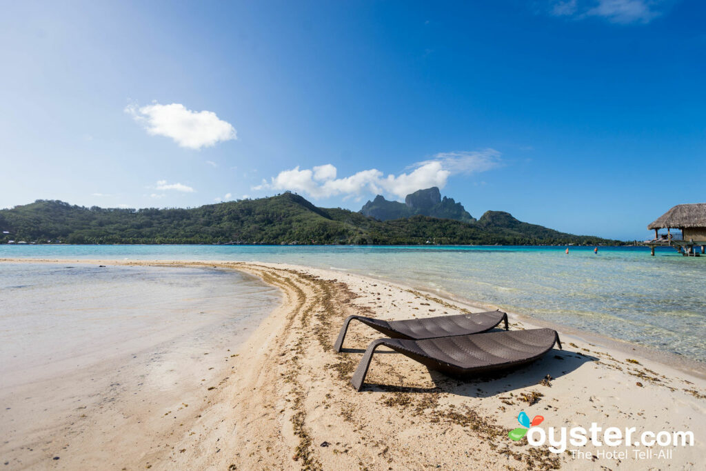 Beach at Sofitel Bora Bora Private Island/Oyster