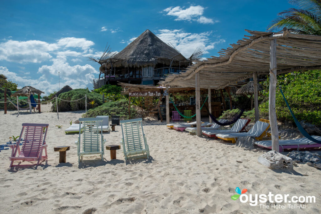 beach at azulik tulum mexico