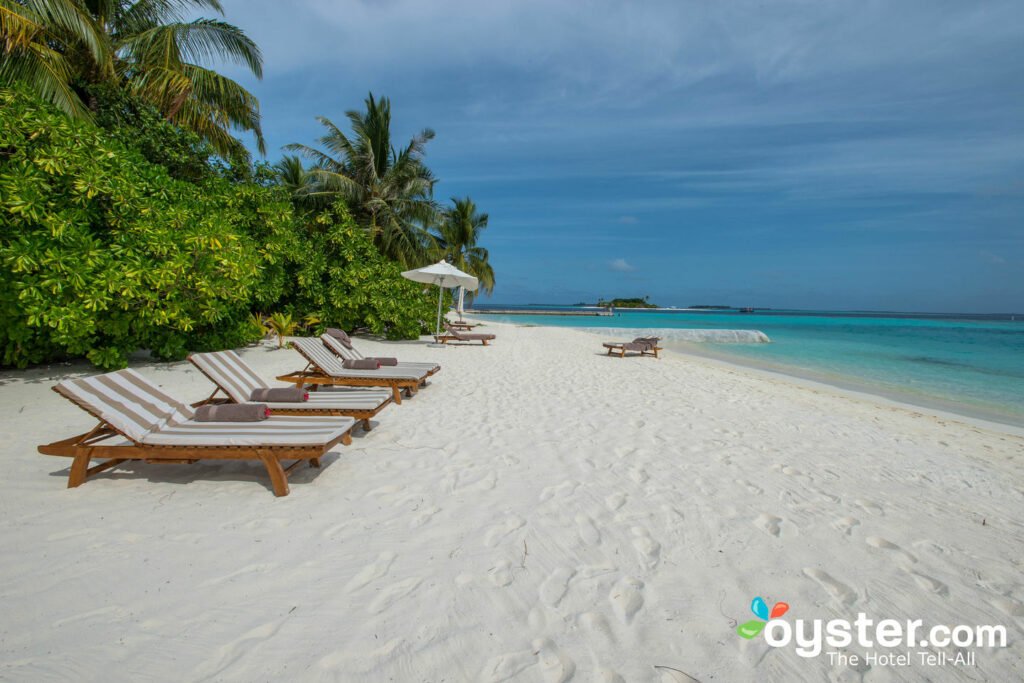 Plage au Maafushivaru