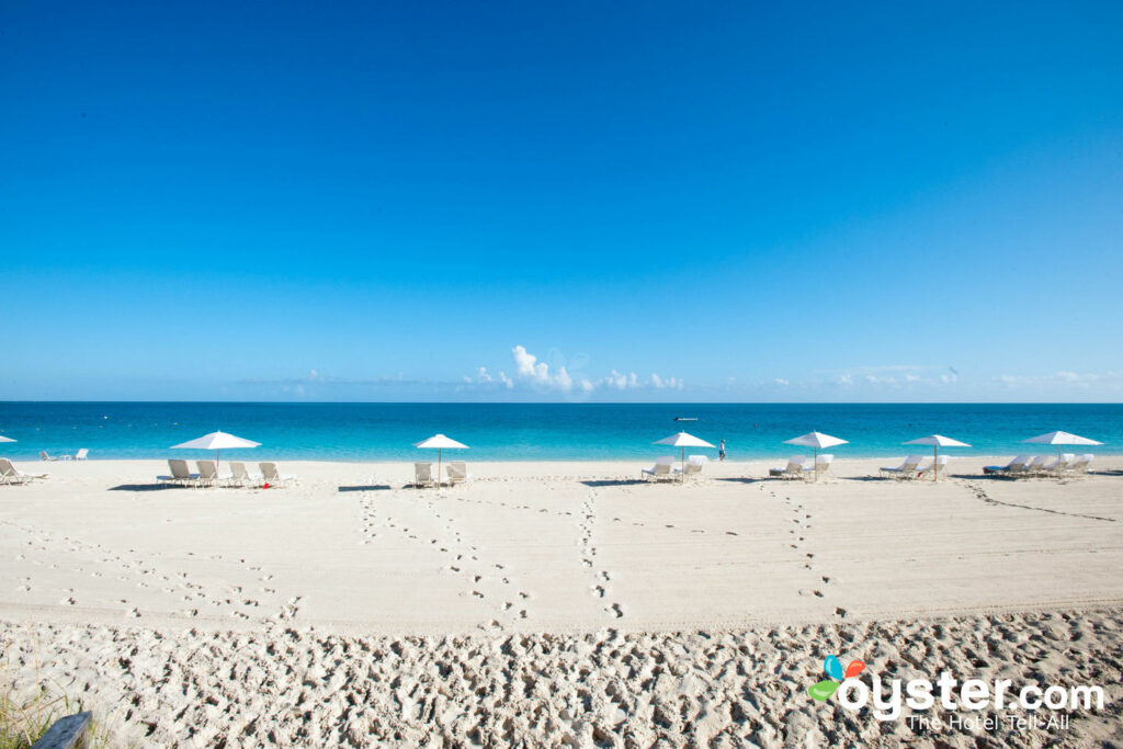 Playa en Grace Bay Club en Islas Turcas y Caicos