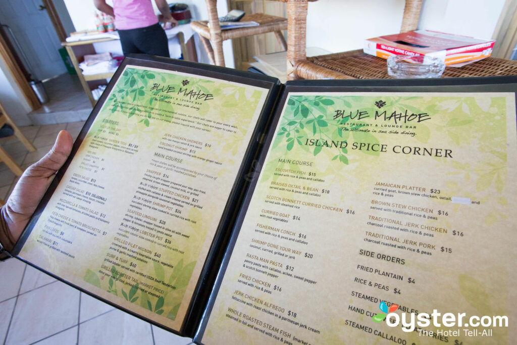 Blue Mahoe Restaurant à l' hôtel de charme SPA Retreat, Negril / Oyster