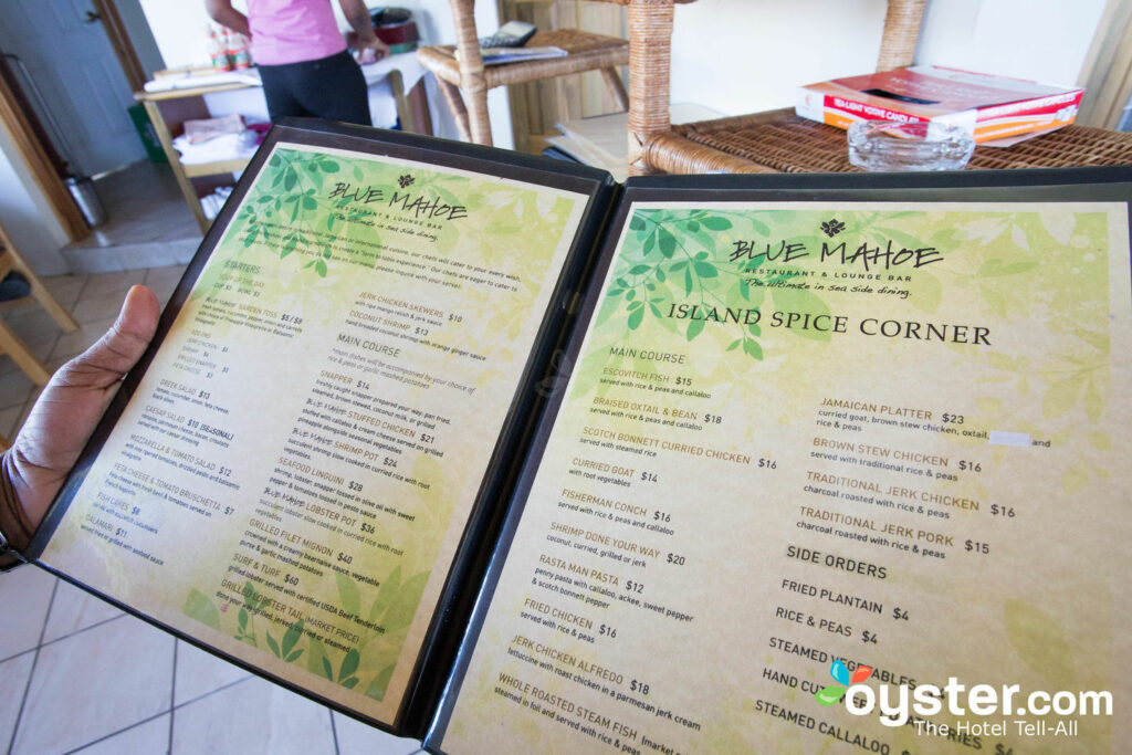 Restaurante Blue Mahoe en el SPA Boutique Hotel Retreat, Negril / Oyster