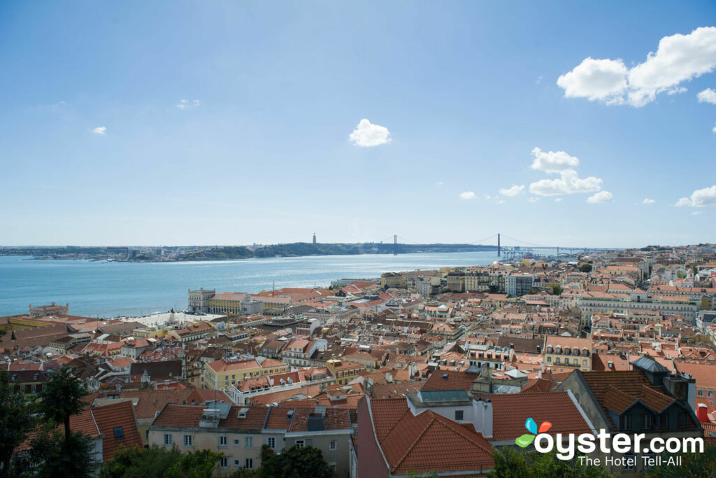 Lisbon view from Castelo de Sao Jorge in the Alfama