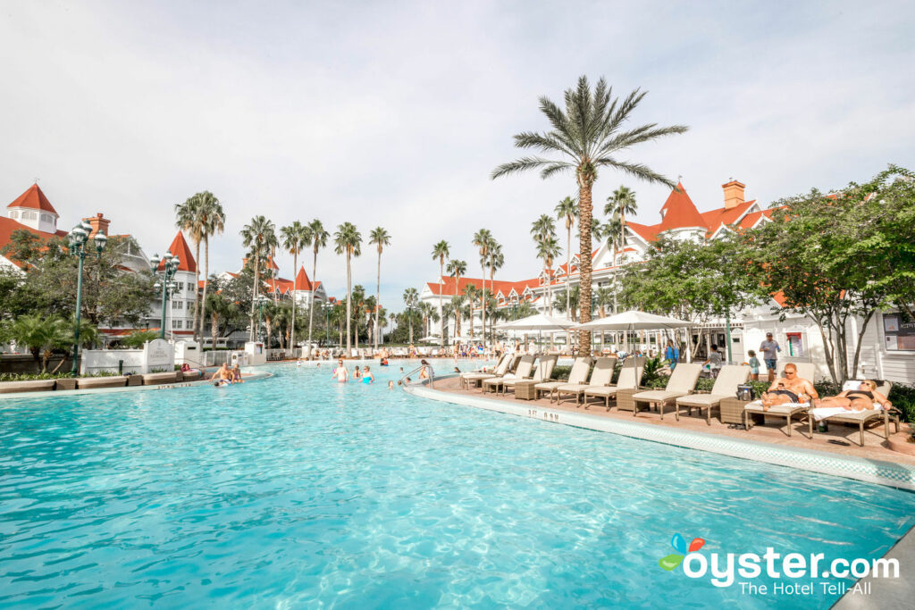 A piscina do pátio no Grand Floridian Resort & Spa / Oyster da Disney