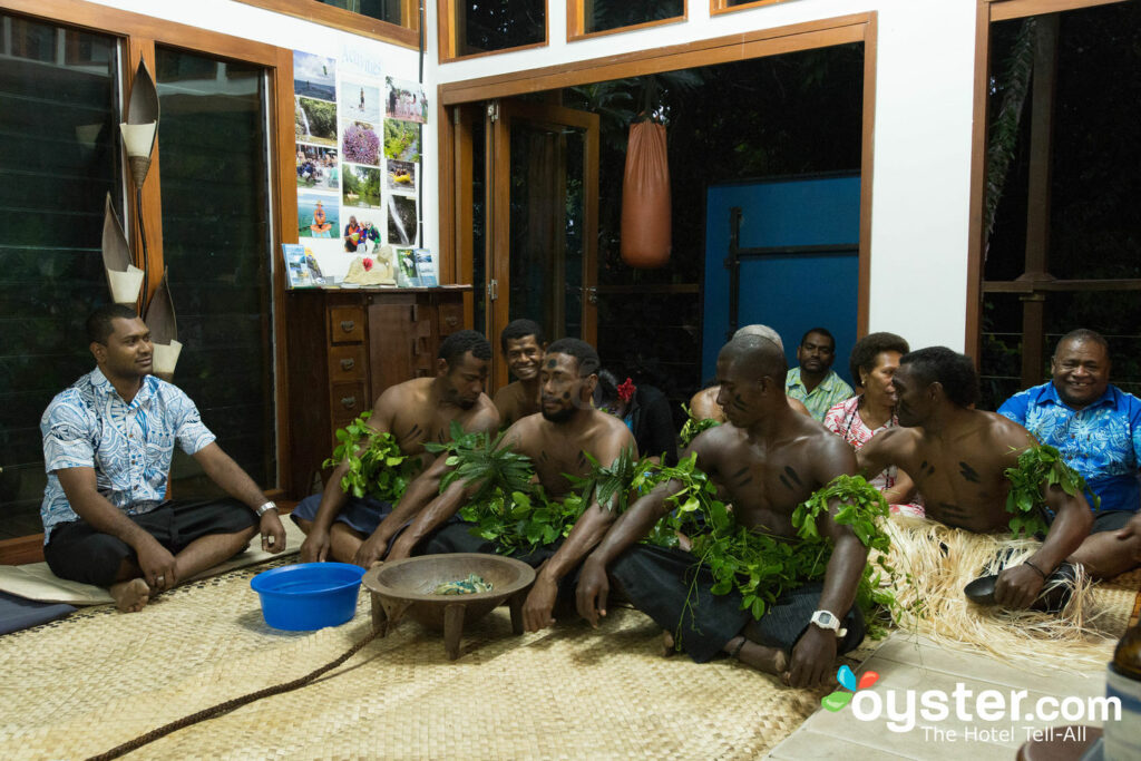 Cerimonia di kava nelle isole Figi