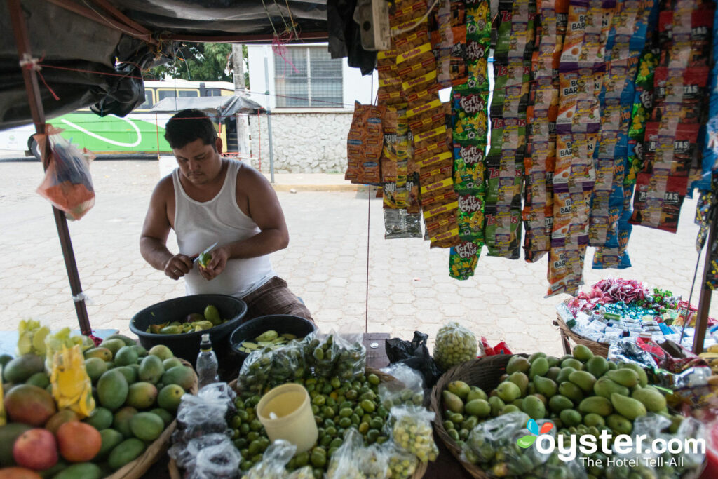 Bancarella di frutta in Nicaragua