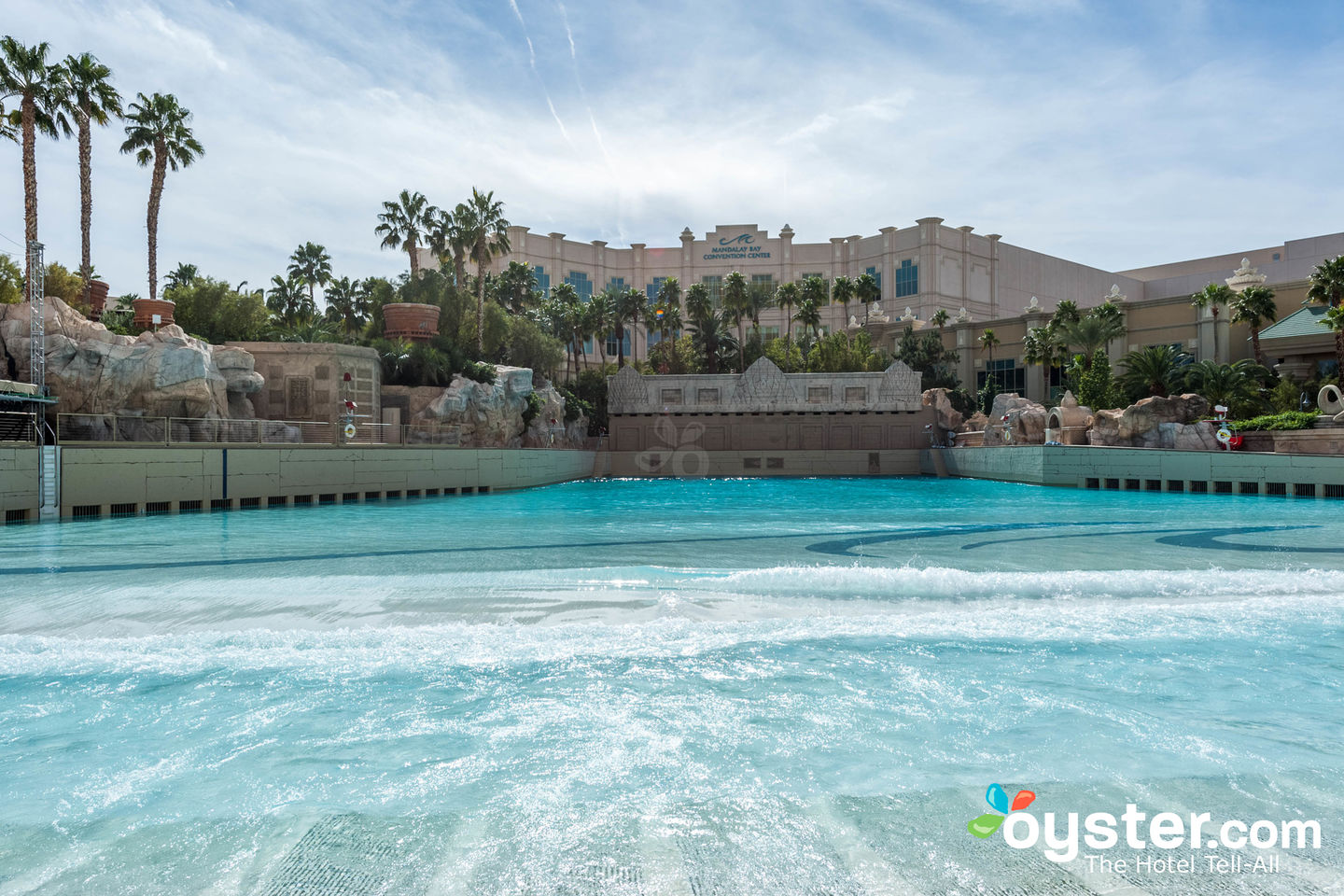 Sitting Poolside at The Mandalay Bay Beach