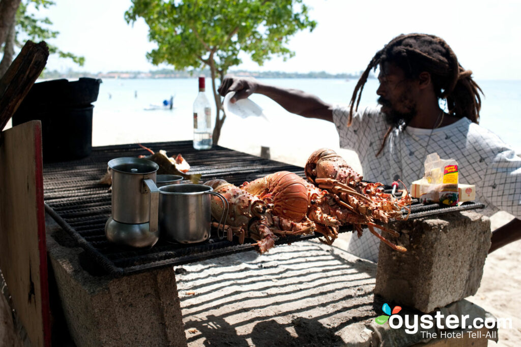 Cabaña de langosta de la naturaleza, Negril / Oyster