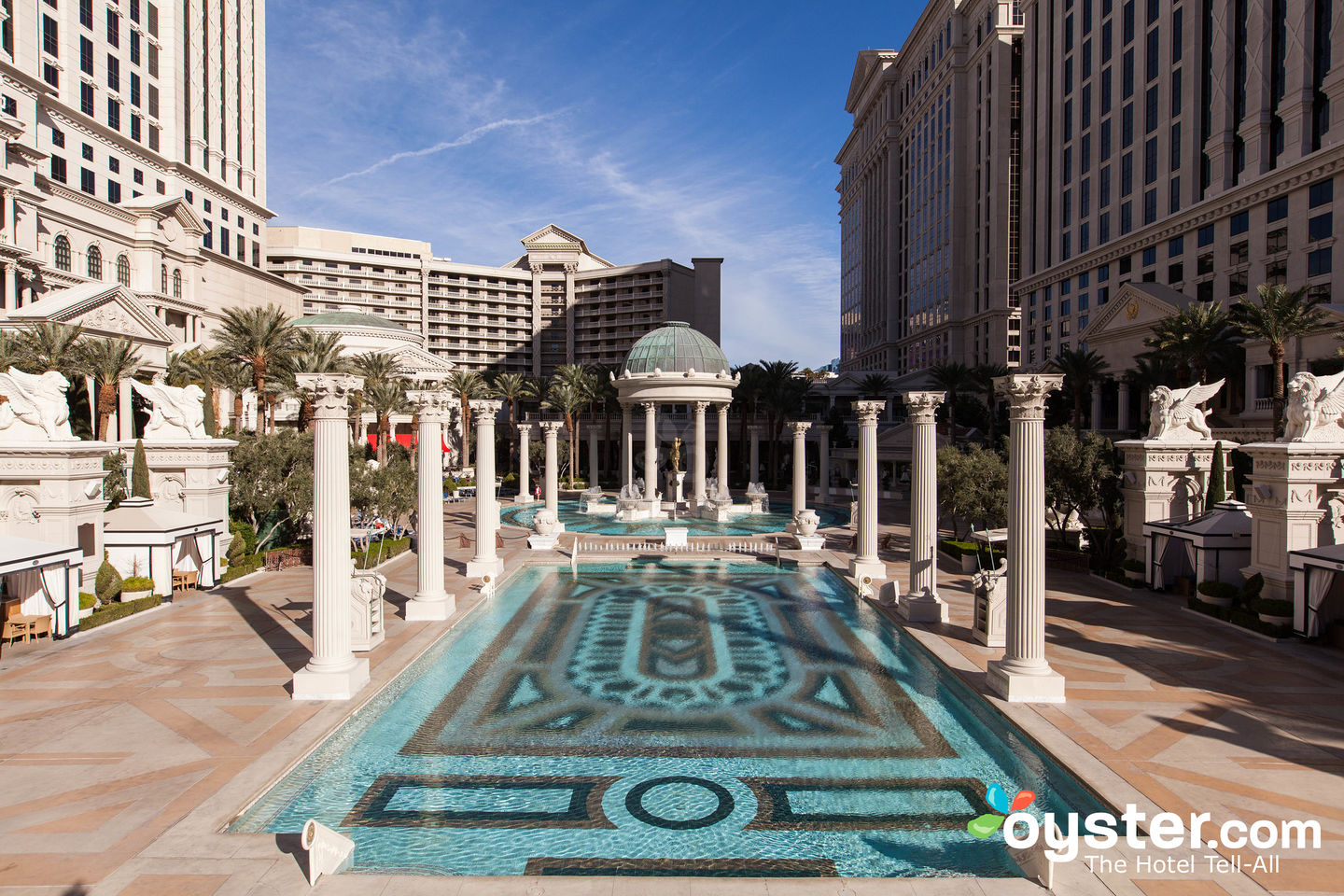 Garden of the Gods at Caesars Palace 🍇👑🍃🥂 the best pool in Las Veg