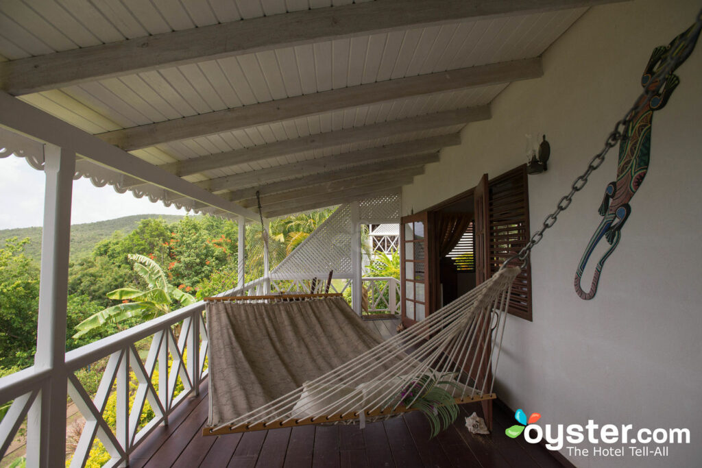 Das Zimmer mit Meerblick im Ti Kaye Resort & Spa / Oyster