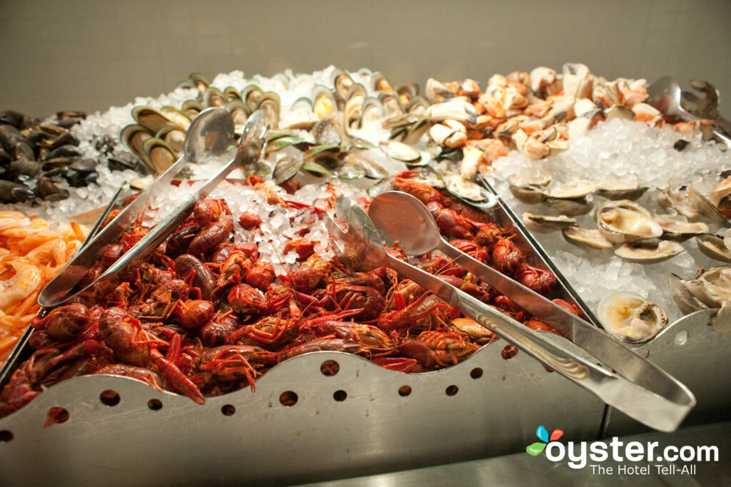 Buffet di pesce del villaggio al Rio All Suites Hotel & Casino / Oyster