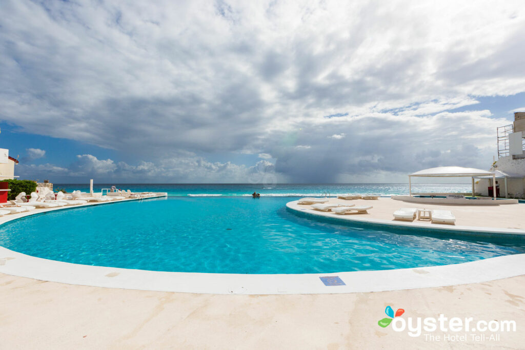 Piscine au Bel Air Collection Resort & Spa, Mexique / Huîtres