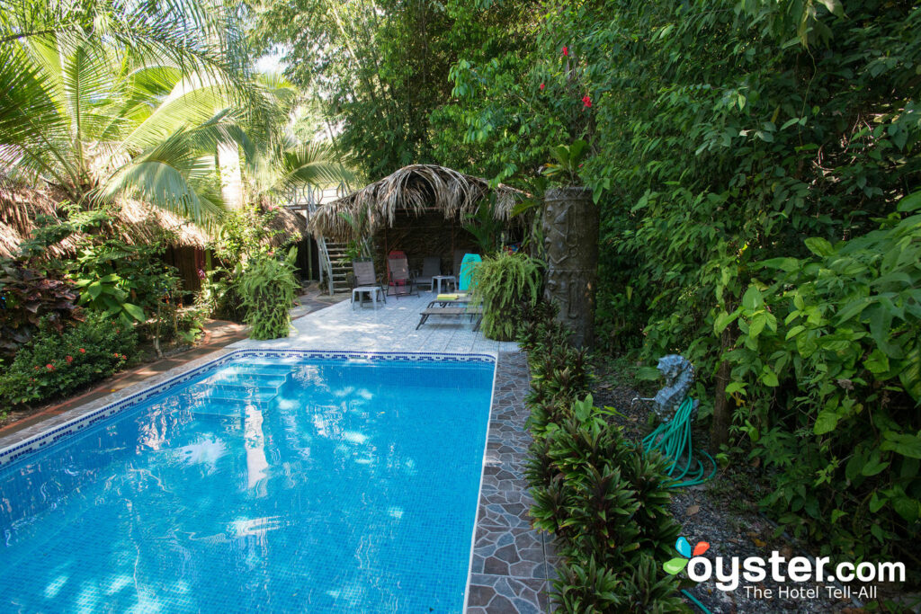 La piscina en La Posada Private Jungle Bungalows