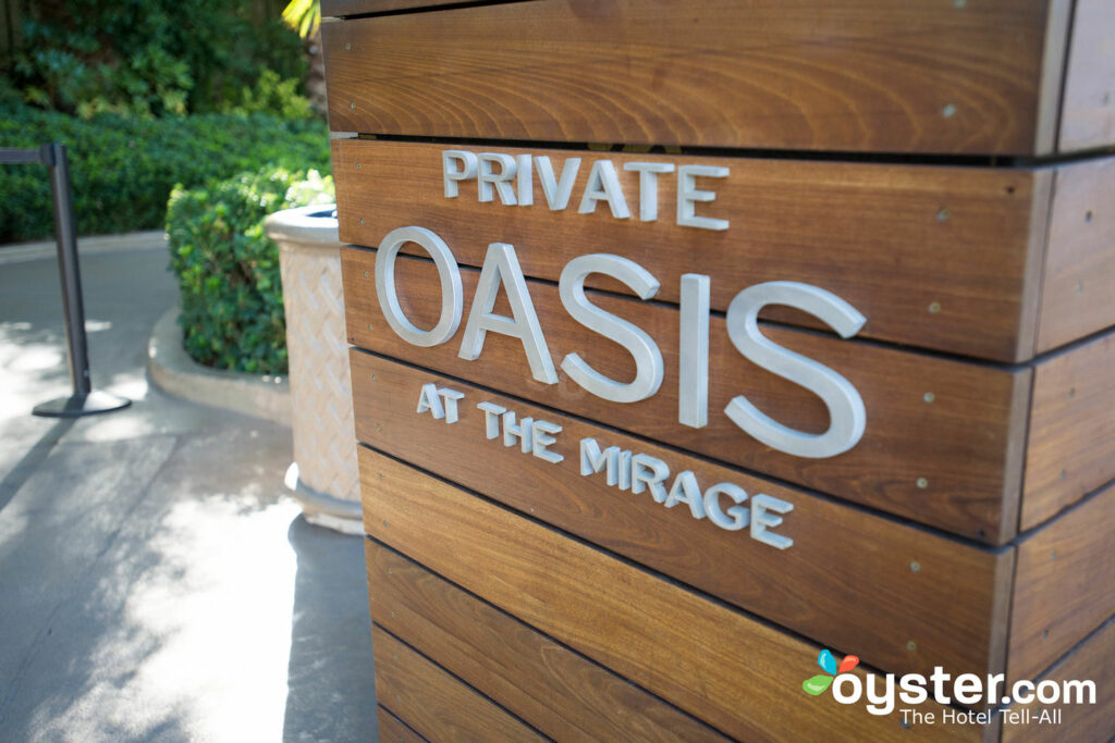 L'oasis privée à  Le Mirage Hotel & Casino  /Huître