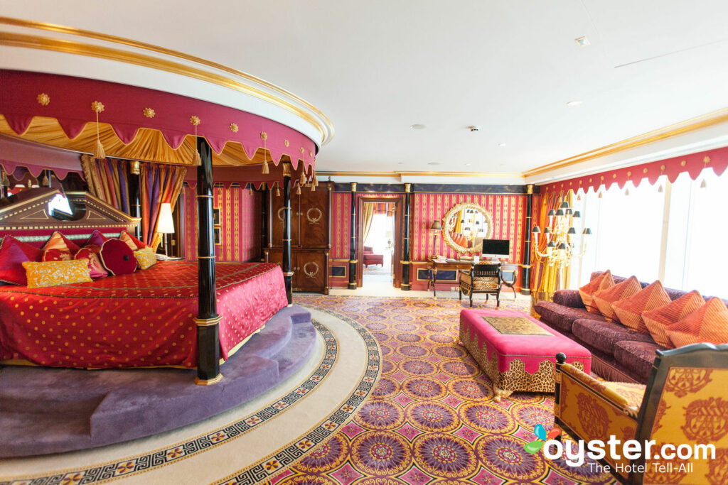 Bedroom in the Royal Suite