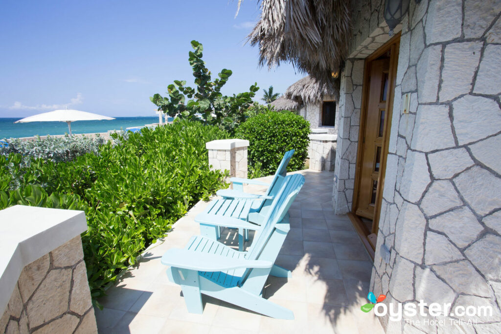 Vista desde el Patio of the Seaside Handcrafted Stone Cottage en The SPA Retreat Boutique Hotel