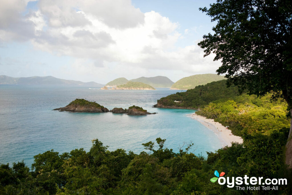 Aqueça a vista espetacular em St. John.